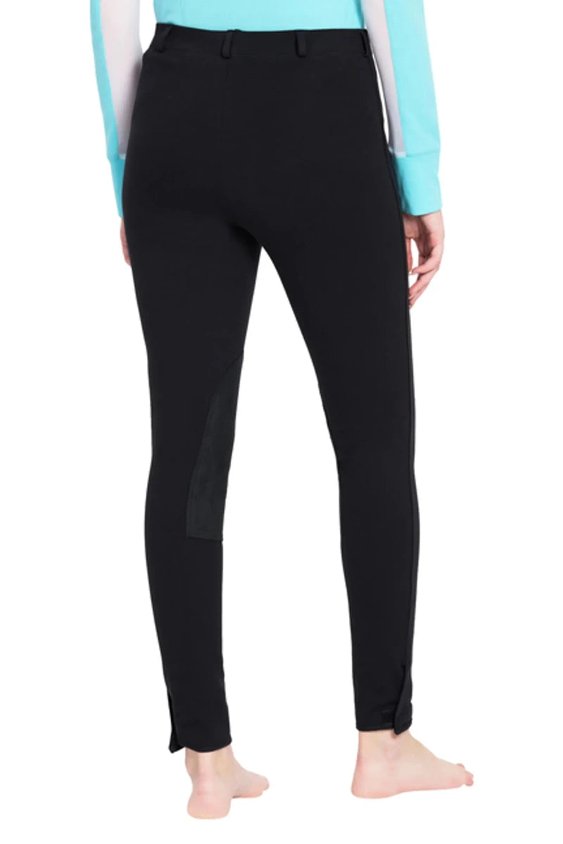 TuffRider Ladies Cotton Pull-On Knee Patch Plus Breeches, view 13