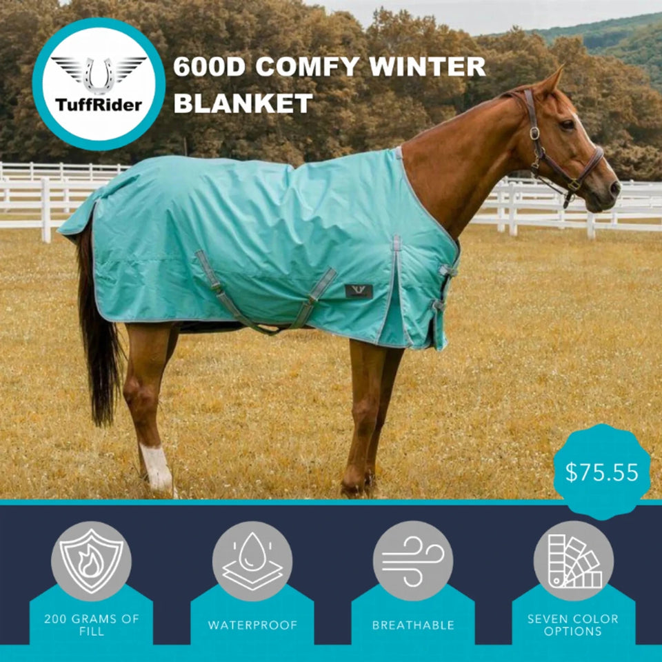 TuffRider 600D Comfy Waterproof Winter Blanket, view 52