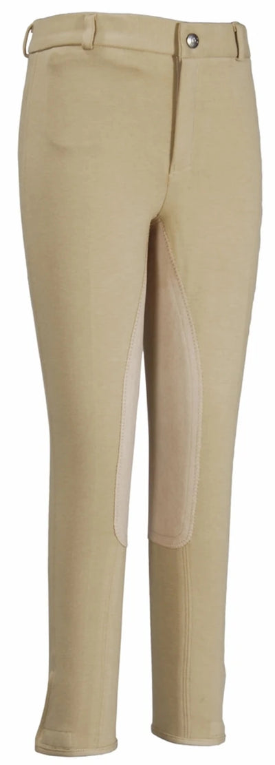 TuffRider Children's Cotton Full Seat Breeches, light tan/10