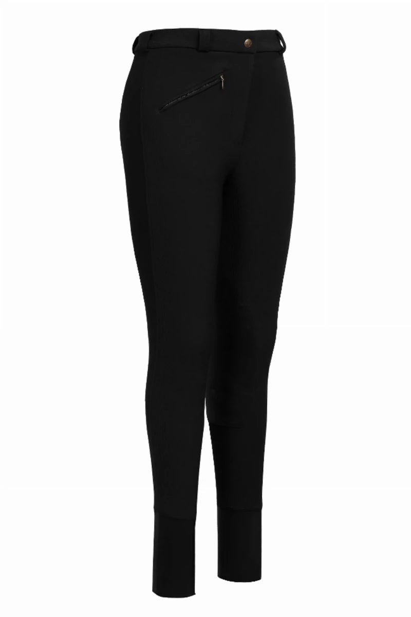 Tuffrider Ladies Long Ribb Knee Patch Breeches, view 10