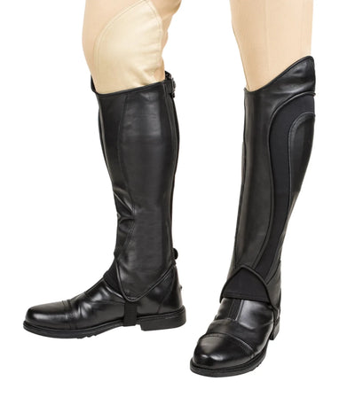 TuffRider Men's Derby Half Chaps, black/1