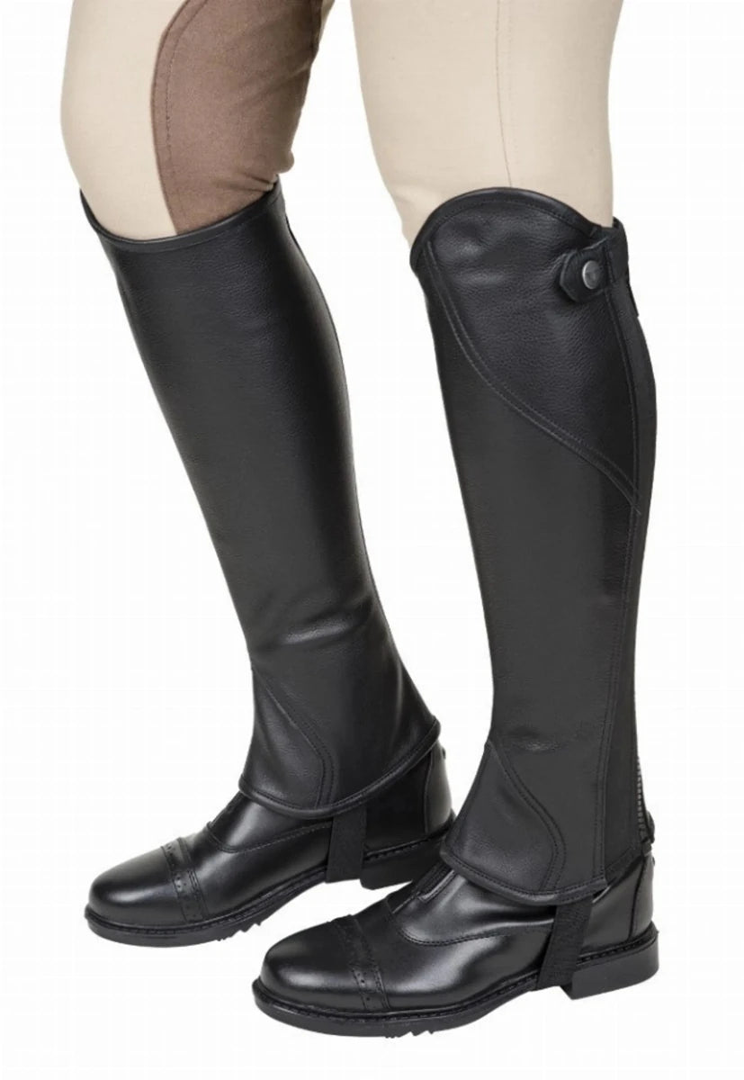 TuffRider Ladies Belmont Plus Leather Half Chaps, view 6