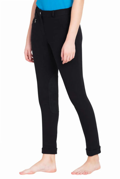Women's Cotton Jodhpurs - Traditional Riding Pants with UltraGripp, Black/24