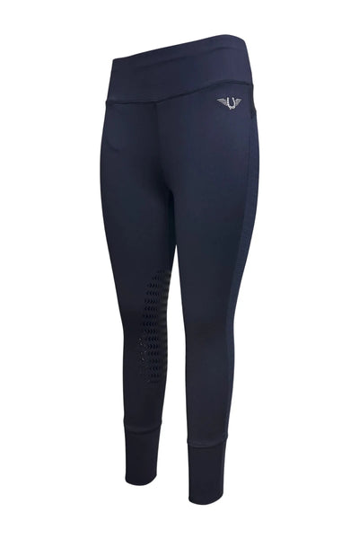 TuffRider Ladies Marathon Riding Tights-Navy-2XL, 1