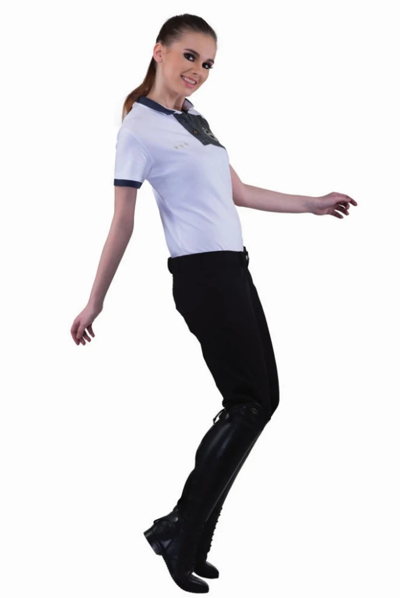 Women's Knee Patch Riding Breeches - Premium Modal Fabric Equestrian, view 17
