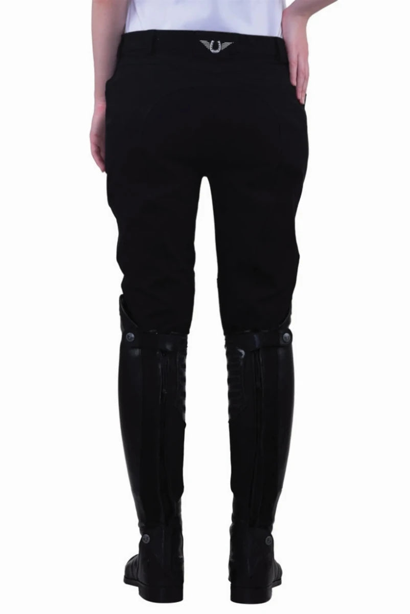 Women's Knee Patch Riding Breeches - Premium Modal Fabric Equestrian, view 18