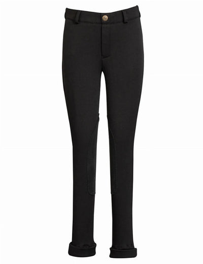 Kids Winter Jodhpurs - TuffRider Children's Unicorn Unifleece Pull-On, Black/6