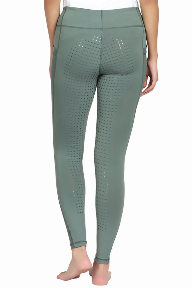 TuffRider Ladies Minerva EquiCool Full Seat Tights, view 25