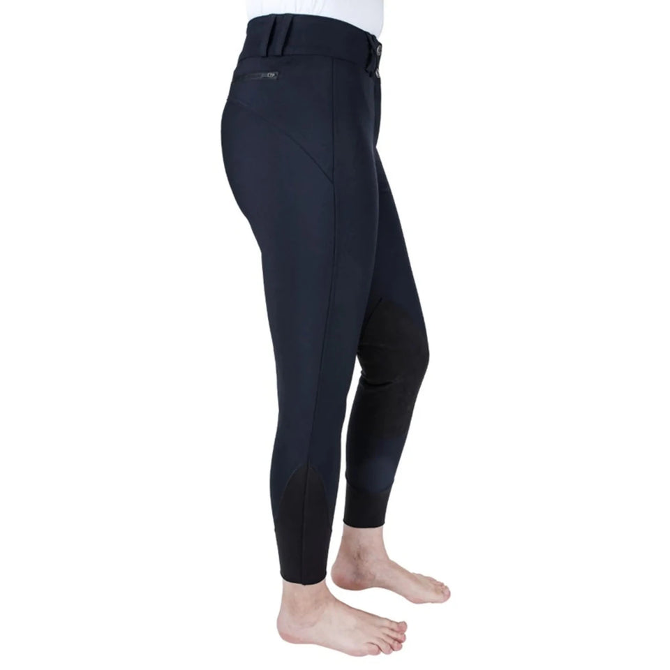 Equine Couture Charlotte Suede Knee Patch Breech, view 25