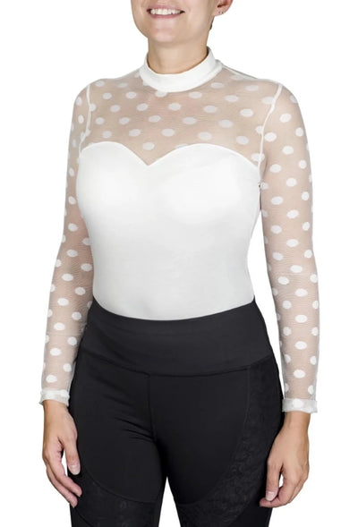 Spicy Girl Ginger Long Sleeve Shirt by EC- White- Large