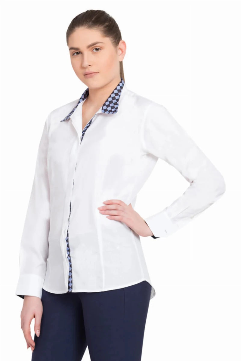Women's Coolmax Show Shirt - Long Sleeve Competition Shirt with, view 10