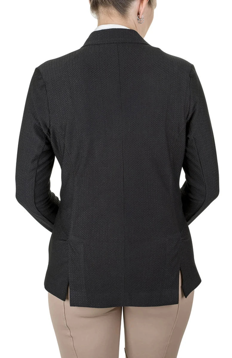 Equine Couture Women EquiVent 4-Snap Button Show Coat, view 18