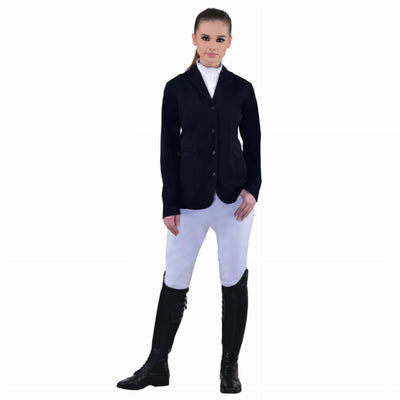 Equine Couture Ladies Oslo Show Coat, Ec navy/X-LARGE
