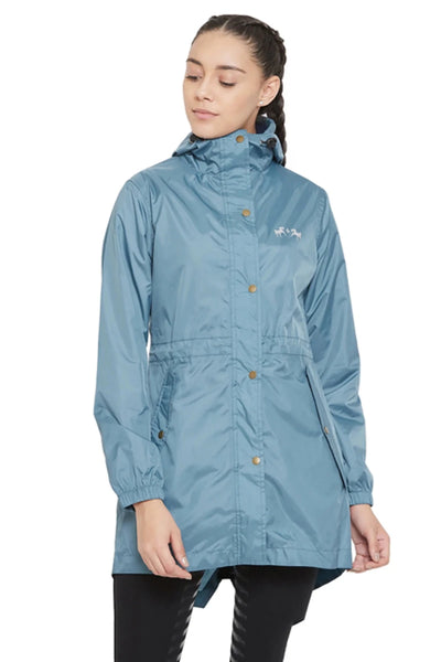 Equine Couture Element Rain Jacket, stone blue/1