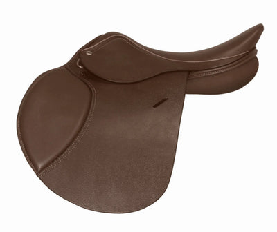 Close Contact Saddle, Hunter Equitation Saddle with Flatter Seat, 16/Regular