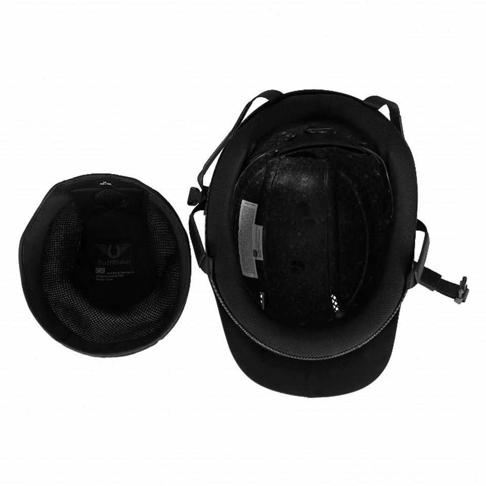 Equestrian Helmet - TuffRider Carbon Fiber Shell SEI Certified Riding, view 9