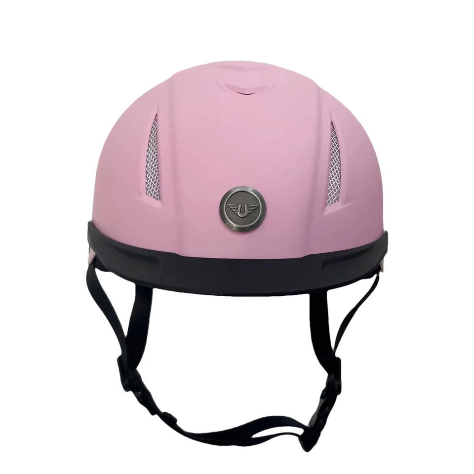 TuffRider Shield Riding Helmet with Adjust A Dial-Black-Large, view 6