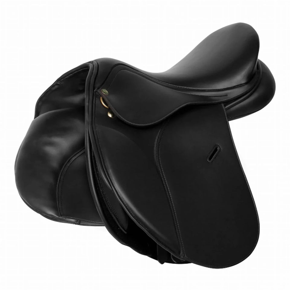 Vegan Synthetic All-Purpose Pony Saddle, Interchangeable Gullet System, 14