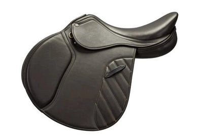 Henri de Rivel Synergy Close Contact Saddle - Havana, 16.5