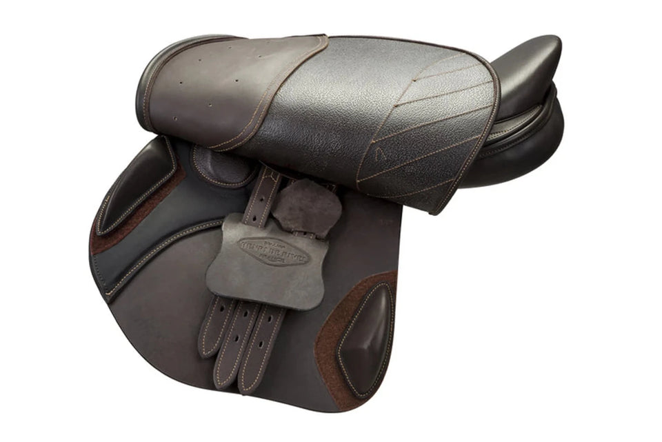 Henri de Rivel Synergy Close Contact Saddle - Havana, view 8