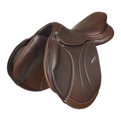 Henri De Rivel Equipe H Close Contact IGP Flocked Saddle- Havana -16.5, 17