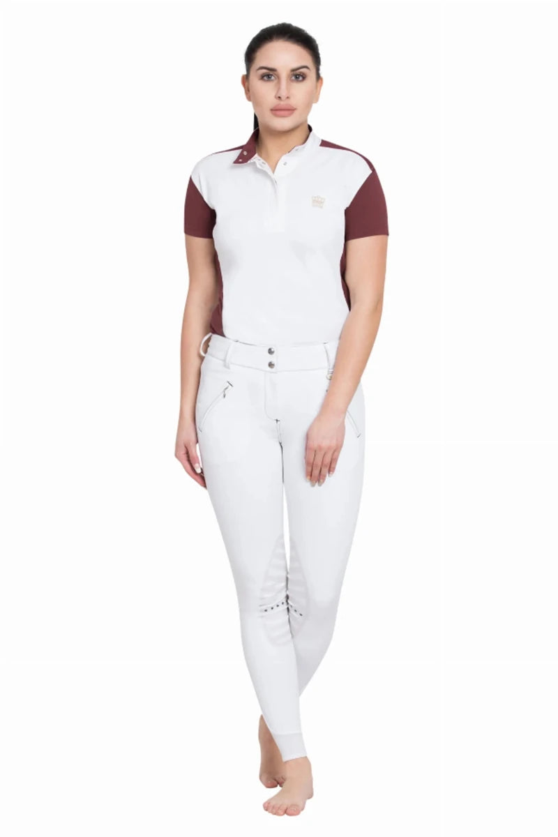 Women's Riding Breeches, Coolmax Microfiber with Silicone Knee Patches, view 6