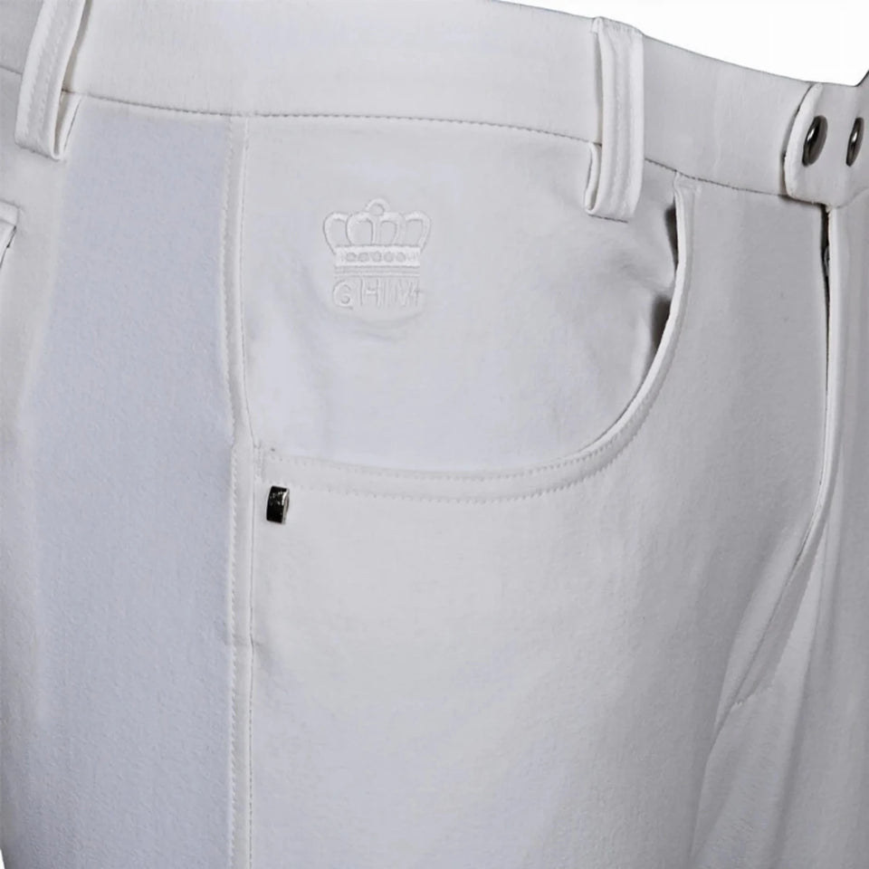 Men's Riding Breeches - Bamboo Cotton Knee Patch Breeches with, view 23