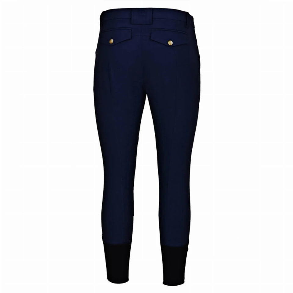 Men's Riding Breeches - Bamboo Cotton Knee Patch Breeches with, view 25