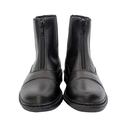TuffRider Children's Perfect Front Zip Paddock Boots, black/1