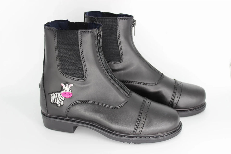TuffRider Children's Starter Zebra Paddock Boots, view 15