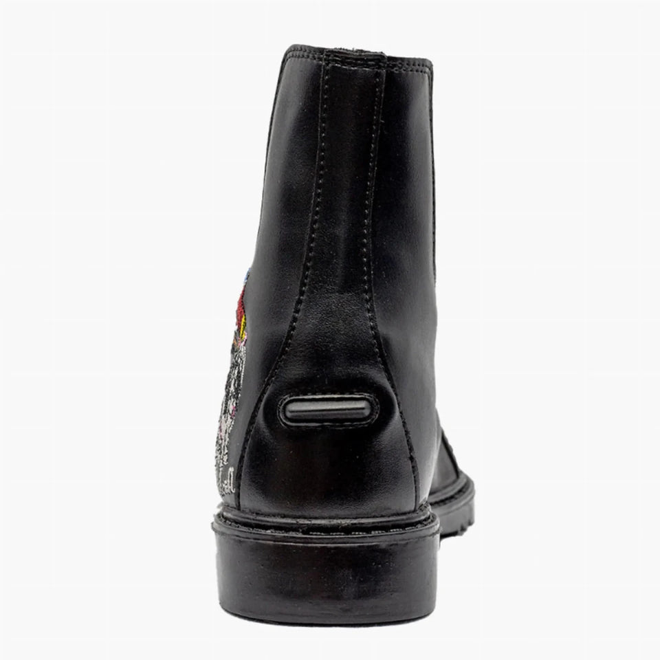 TuffRider Children's Thelwell Sweep Front Zip Paddock Boots, view 16