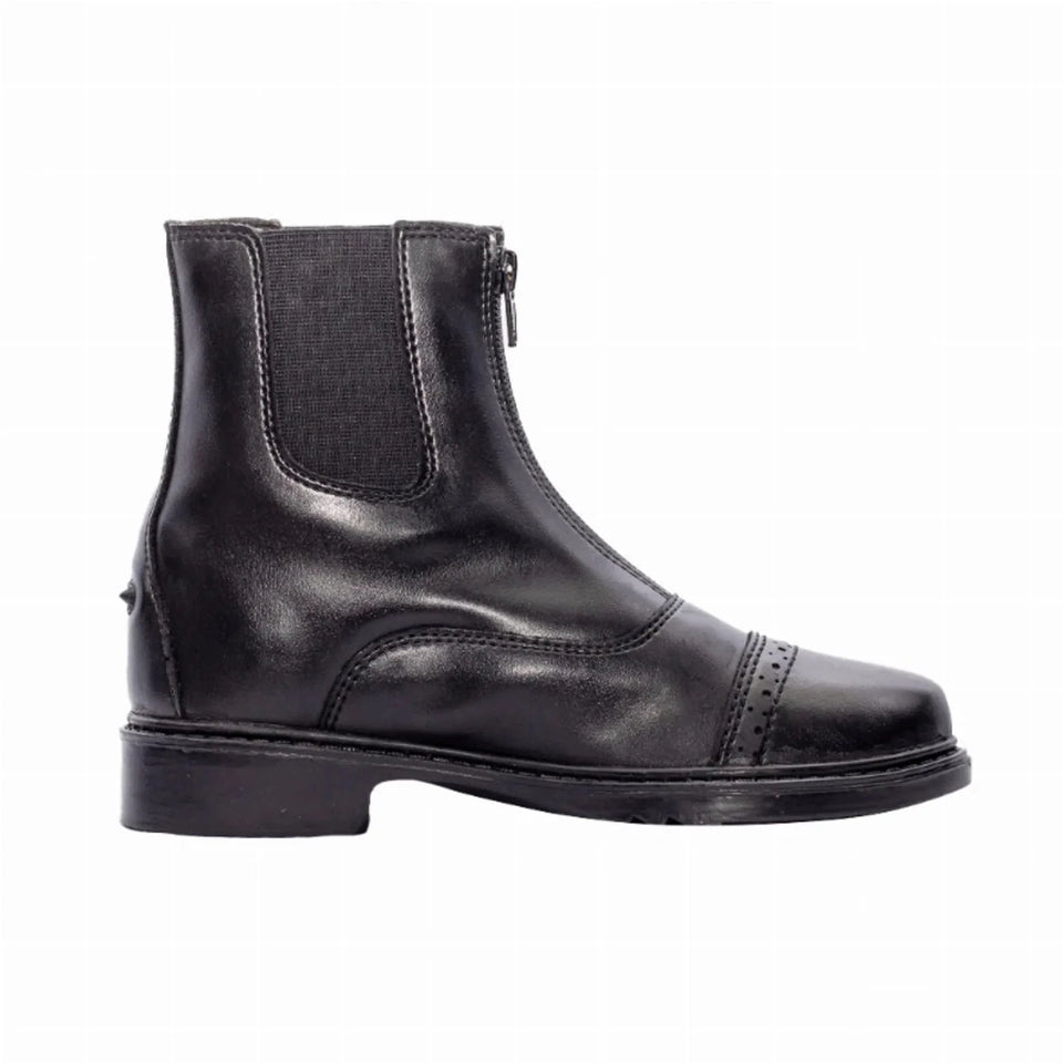 TuffRider Children's Thelwell Sweep Front Zip Paddock Boots, view 17
