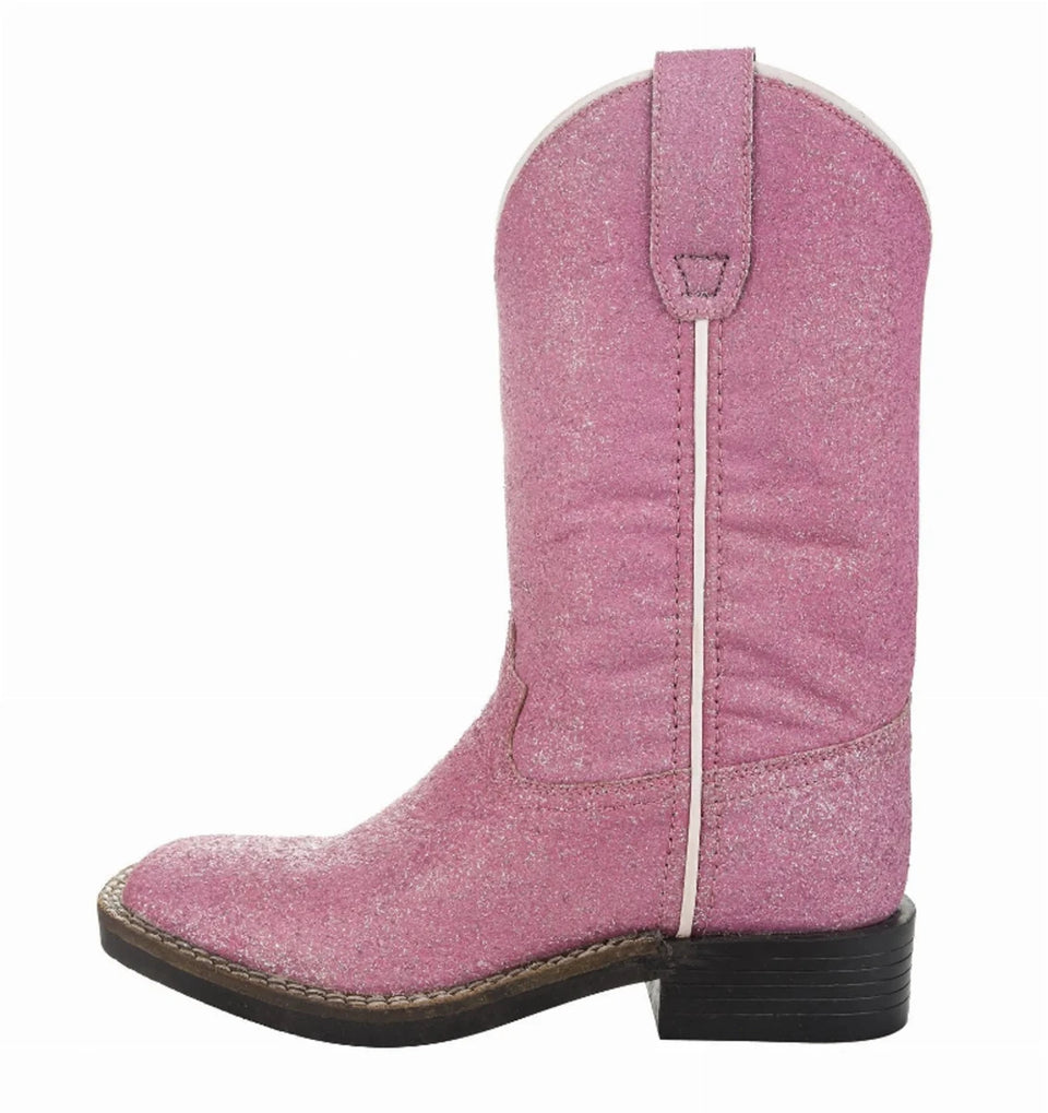 Tuffrider Children's Pink Glitter Western Boot, view 12