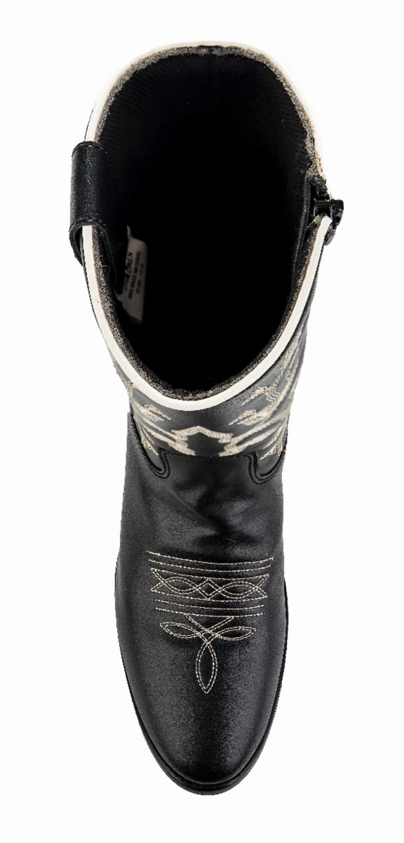 TuffRider Children's Black Floral Western Boot, view 14