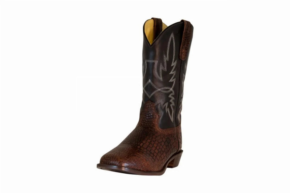 Men's Wide Square Toe Western Boots, TuffRider Grant, view 17