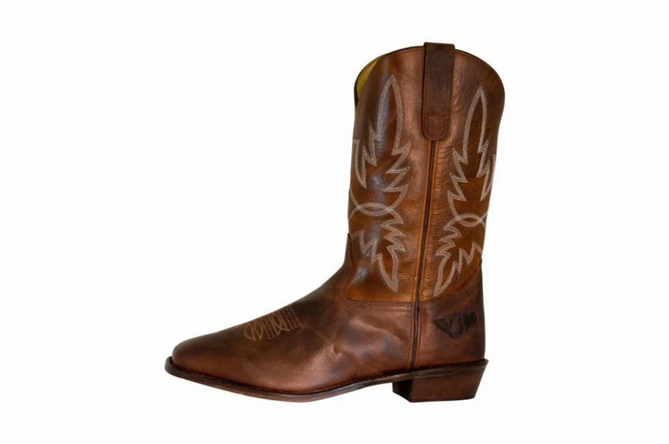 TuffRider Men's Old Faithful Wide Square Toe Western Boots, view 17