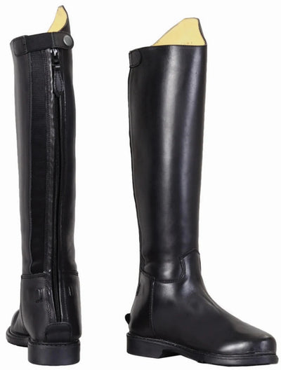 Men's Tall Dress Boots - TuffRider Baroque Leather Riding Boots with, 8/Regular