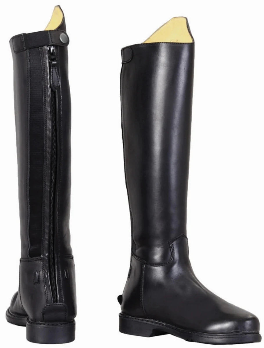 Women's Tall Dress Boots - TuffRider Baroque Leather Riding Boots with, 8/Regular, view 13