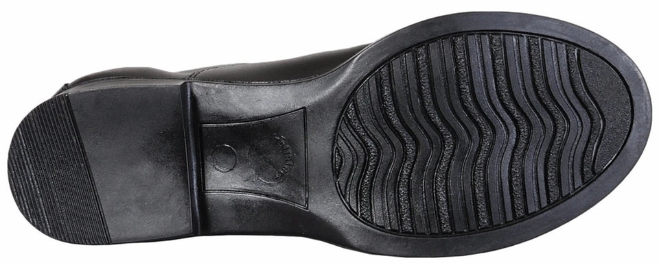 Kids Leather Field Boots - Youth Tall Riding Boots with Spanish Top, view 9