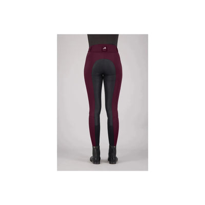 Euro-Star Riding Breeches ESEquitation Queen Diamond FullGrip, Dark berry/32