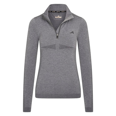 Euro-Star Half Zip Top ESMaggy-Magnet Melange-Large