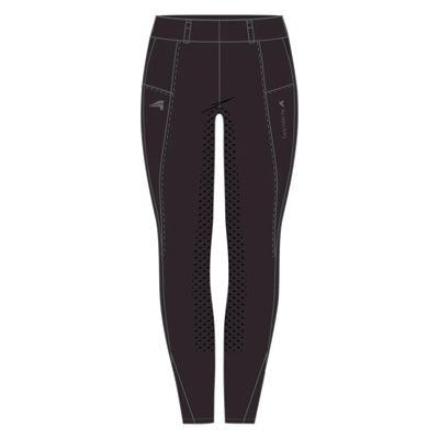 Easy Rider Riding Tights ERDon FullGrip-Black Rose, 32 in