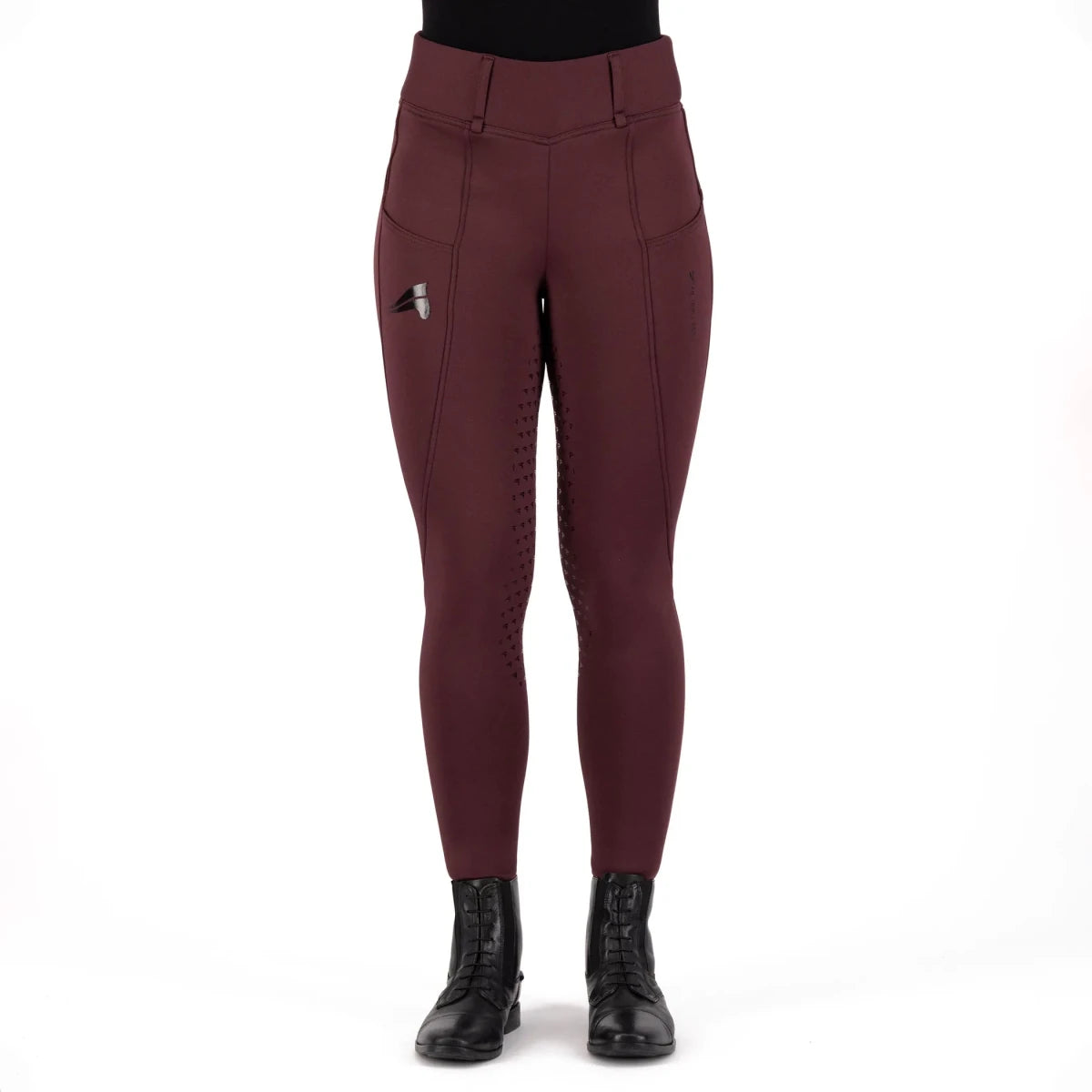 Easy Rider Riding Tights ERDon FullGrip-Black Rose, 32 in, view 22