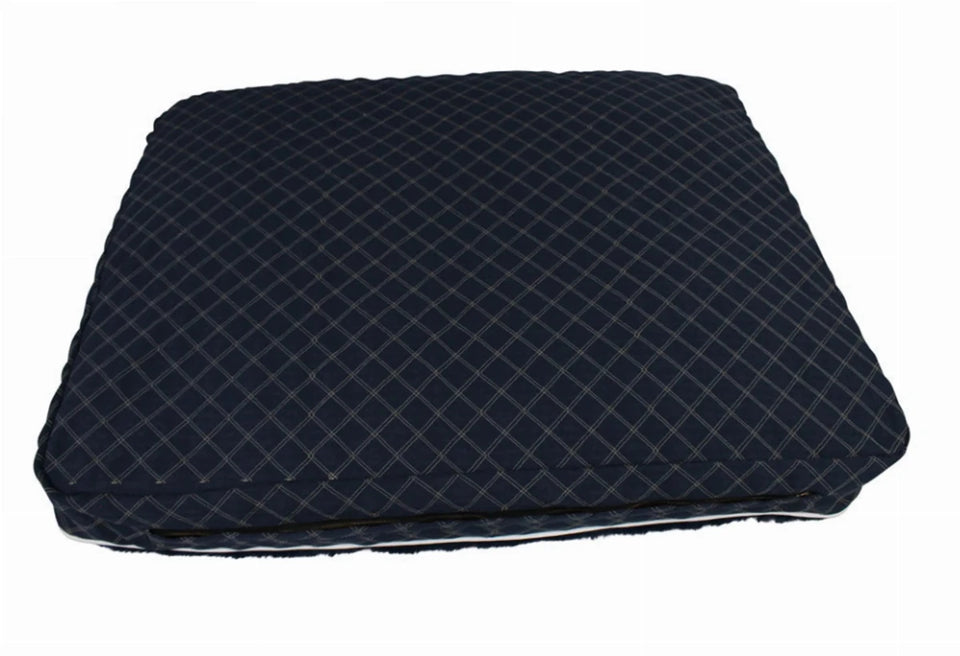 Halo Natasha Rectangular Dog Bed - Quilted Plush Pet Bed with, view 11