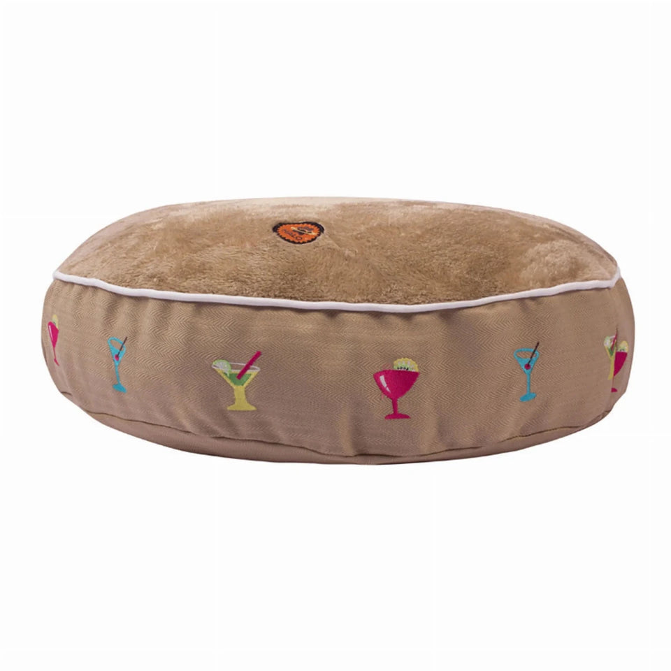 Halo Round Martinis Dog Bed, view 9