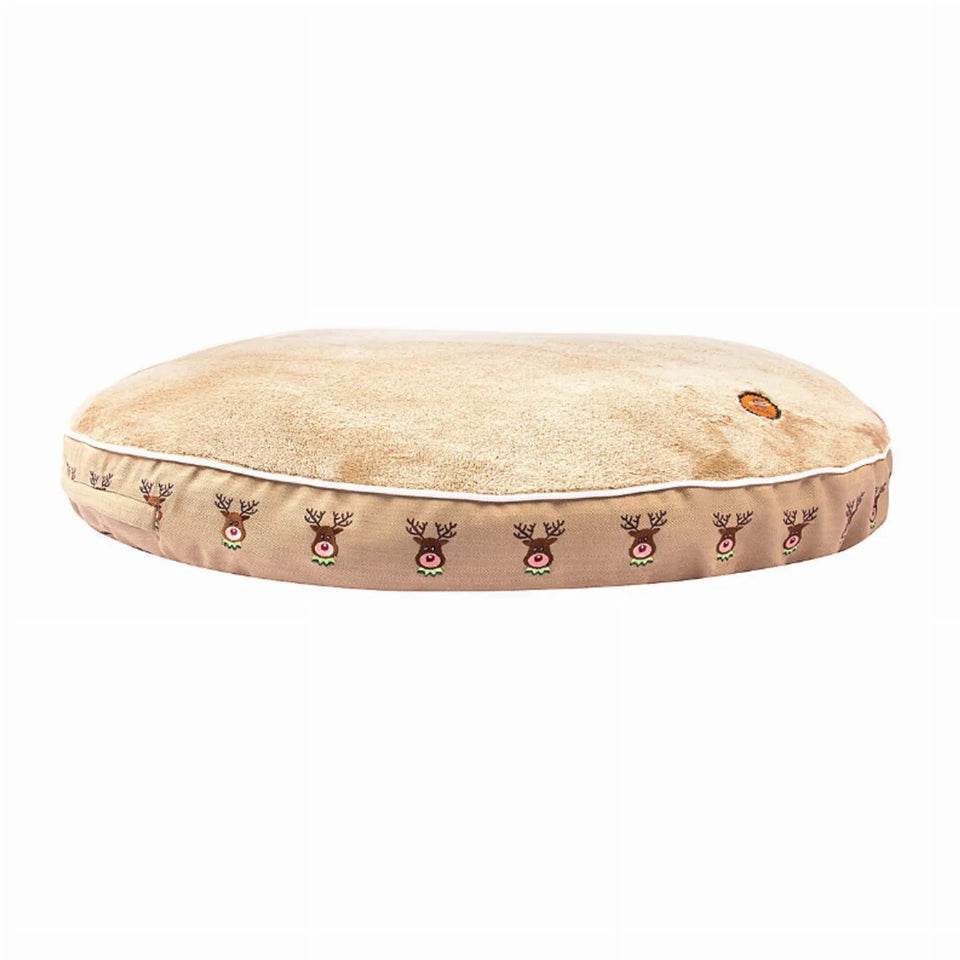 Halo Reindeer Round Dog Bed, view 2