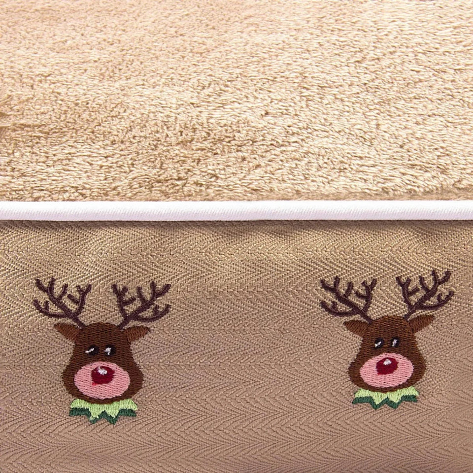 Halo Reindeer Round Dog Bed, view 8