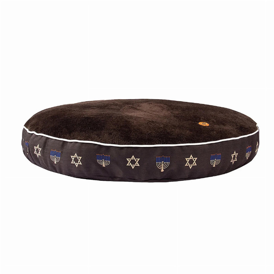 Halo Hanukkah Round Dog Bed, view 2