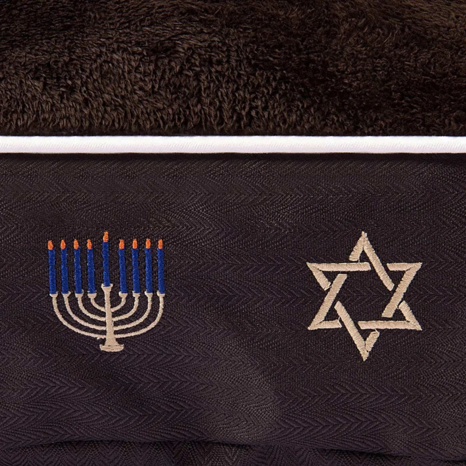 Halo Hanukkah Round Dog Bed, view 8