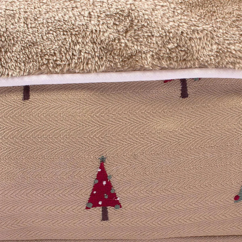 Halo Christmas Tree Rectangular Dog Bed, view 8